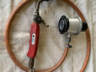 Exact gasbrænder med slange og regulator og bræn