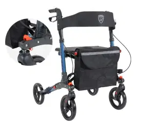 Lindebjerg Rollator - Smart klik - HF-150 - Metal blå