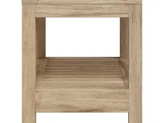 Badeværelsesbord 60x30x45 cm massivt teaktræ