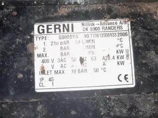 Højtryksrenser Gerni/Alto Nilfisk 