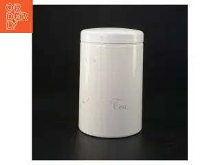 Hvid tebeholder fra Brabantia (str. 17 x 10 cm)