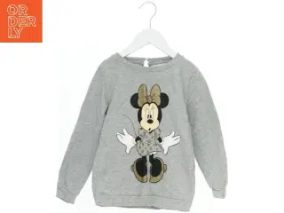 Grå Minnie Mouse sweatshirt fra Name It (str. 110)