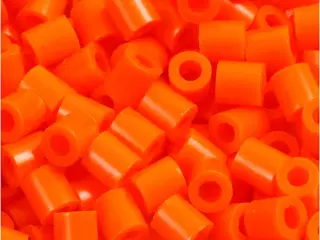 PhotoPearls, str. 5x5 mm, hulstr. 2,5 mm, medium, klar orange (13), 6000stk./ 1 pk.