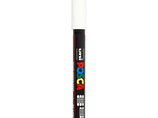 Posca Tusch PC-1MR, 0,7 mm, hvid - ekstra-fine streg