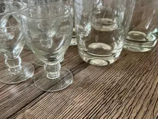 Krystal glas 12 stk sælges