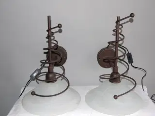 1stk loftslampe og 2 stk væglamper