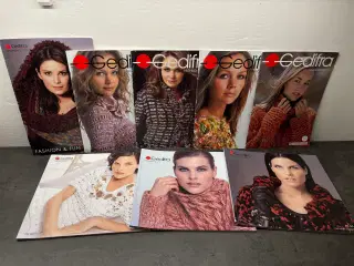 8 stk. Gedifra strikkehæfter dameopskrifter