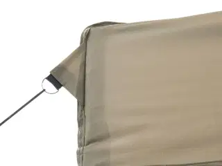 Foldbart pop up-festtelt med 3 sidevægge gråbrun