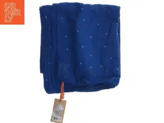 Blåt tørklæde med stjernemønster fra Beck Sndergaard (str. 90x170 cm)