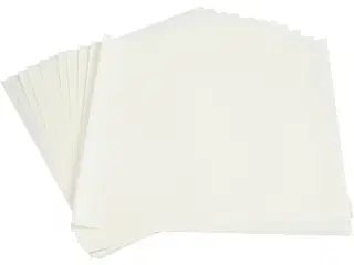 Lyspapir, ark 30x30 cm, 80 g, hvid, 12ark/ 1 pk.