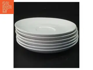 Sæt af 6 underkopper fra Royal Copenhagen (str. 6 stk Ø 14 cm)