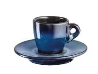 12 stk. Espressokop m/underkop stentøj ocean Rustik