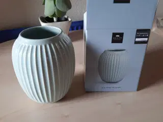 Kähler Hammershøi Vase H 21 cm - Keramik - Lysegrø