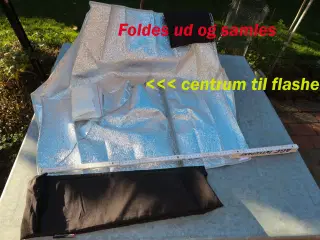 2x Elinchrome softbox med difuser for flashanlæg