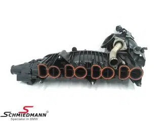 Indsugnings-manifold m. klapstyring E13666 BMW E90 E91 E92 E93 E81 E82 E60LCI E61LCI E87LCI X3LCI (E83LCI) E88 E90LCI E91LCI X1 (E84)