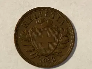 2 Rappen Switzerland 1932