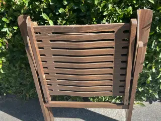 4 havestole i loungestørrelse