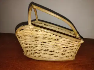 Retro kurv til vinflaske