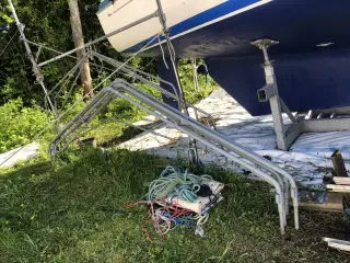 Stort bådtelt