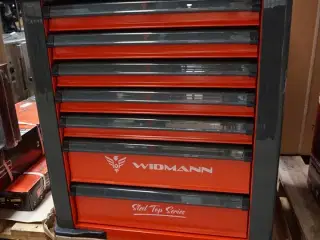 Widmann Steel Top værktøjsvogn. Syv skuffer inkl. værktøj