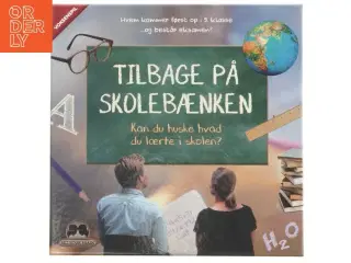 Brætspil &#39;Tilbage på skolebænken&#39; fra Upcoming Minds (str. 27x27 cm)