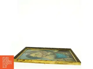 Sømandsmaleri med ramme (str. 42 x. 33 cm)