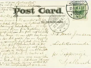 Tappernøje. 5 x brotypestempler, 1908