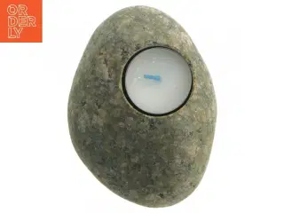 Stenformet lysestage (str. 12 cm)