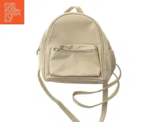 Lille cremefarvet rygsæk fra H&M (str. 27x24 cm)