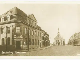 Sønderborg 1921. BLÅ stempelfarve