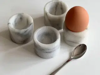 Marmoræggebægre, 4 stk samlet