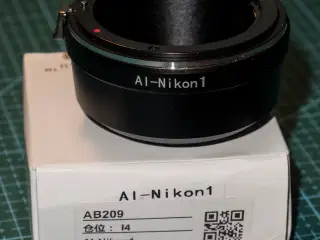 Nikon - objektivadaptor   Al-Nikon 1.