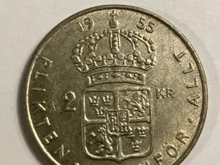 2 Kronor Sweden 1955
