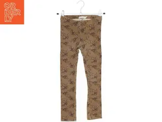Brune leggings med blomsterprint fra Lil atelier (str. 116)