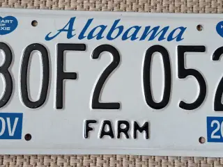 US nummerplade Garagepynt.