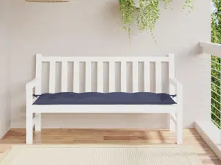 Hynder til havebænk 150x50x7 cm oxfordstof marineblå