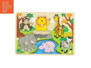 Træpuslespil med Afrikanske dyr fra Kids-Wood (str. 29x21 cm)