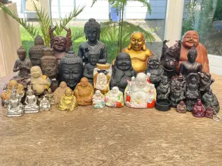 Buddha figurer, 37 stk.