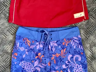 Kort nederdel og shorts