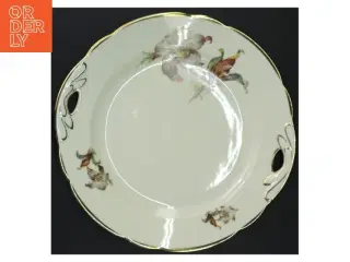 Porcelænsfad med blomster fra Rothesmann Reichenau Bavaria (str. Ø 25 cm)