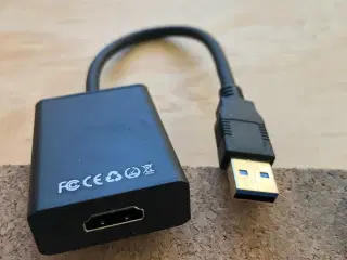 USB 3.0 til HDMI, adapter, ny