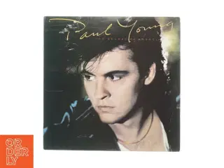 Paul Young - The Secret of Association LP fra Columbia (str. 31 x 31 cm)