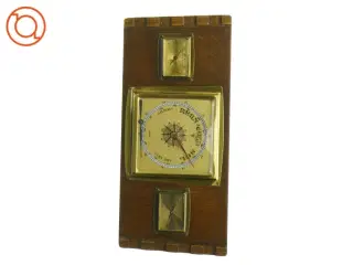 Vintage skibsbarometer Vejrstation (str. 28 x 13 x 3 cm)