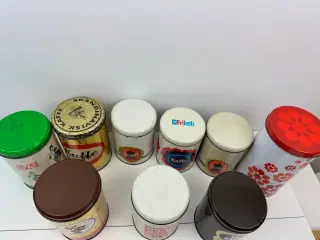 Div. retro kaffedåser / dåser
