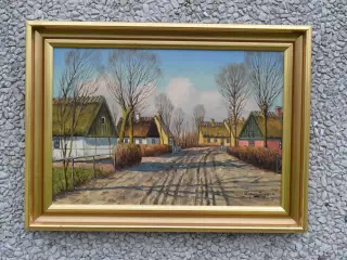 Maleri af : N. Henningsen (1903-1977)