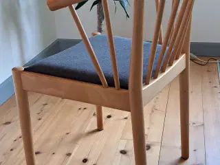 6 Spisestuestole bøg stærk pris