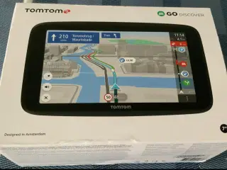 Brugt kun en gang TomTom Go Discover 7" med google