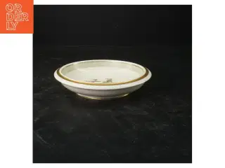 Lille porcelænsfad med skibsmotiv fra Royal Copenhagen (str. Ø 17)