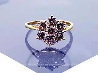 18 karat guld diamant ring 0.95 carat 