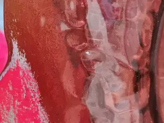 Stor glas fad fx frugtskål